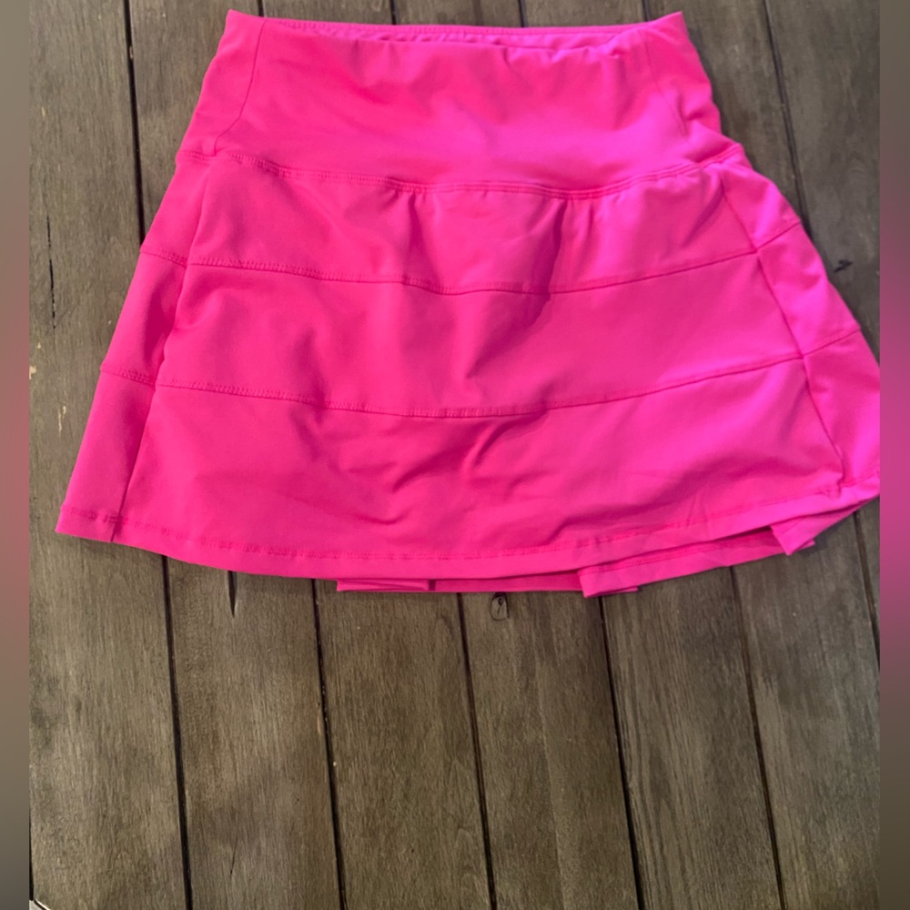 Pink High Waisted Pleated Women’s Tennis Skirt